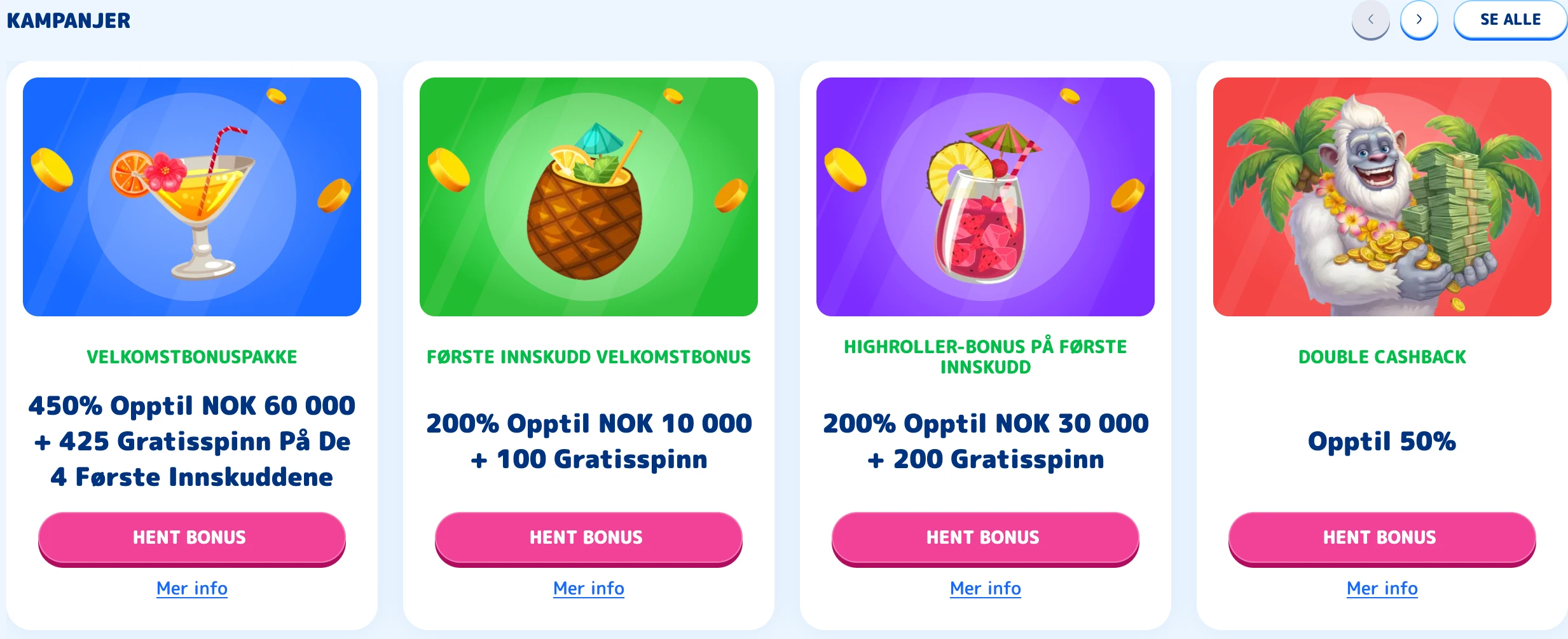 Casino Joy bonuser og kampanjer
